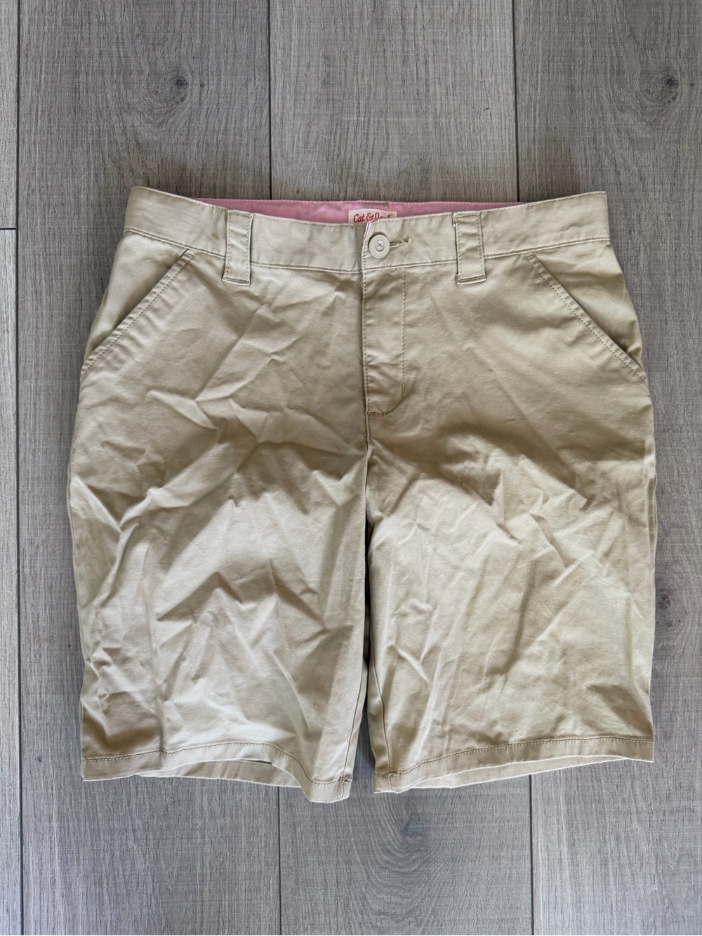 Cat & Jack Kids Tan Khaki Bermuda Shorts